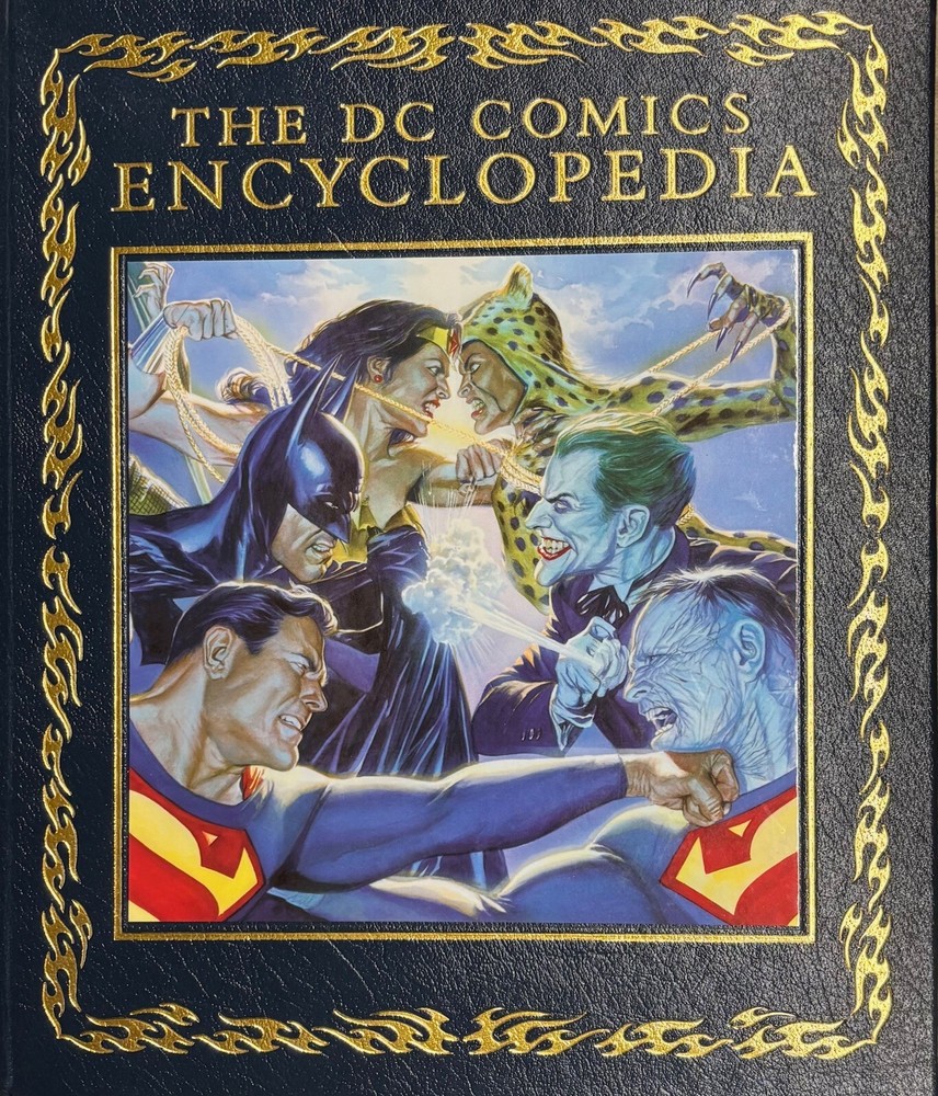 Easton Press DC Comics Encyclopedia in Full Leather Binding