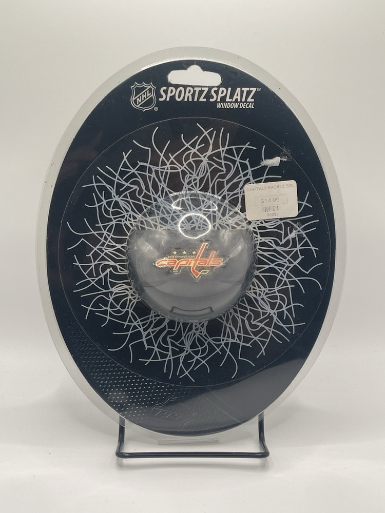 Washington Capitals NHL Sportz Splatz Hockey Puck Window Decal NIP