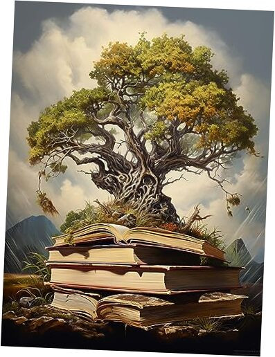 5D Tree Diamond Painting Kits - DIY Diamond Art Kits for Adults Book, Full