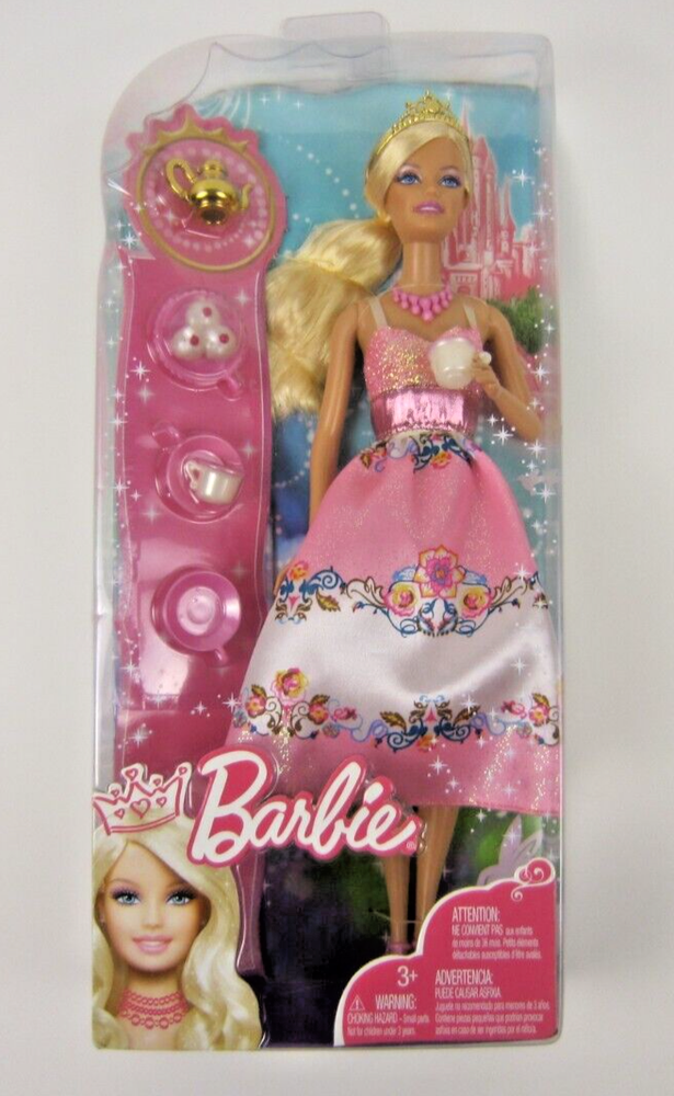 BARBIE TEA TIME PRINCESS BARBIE DOLL # T7370 - 2010 - NEW