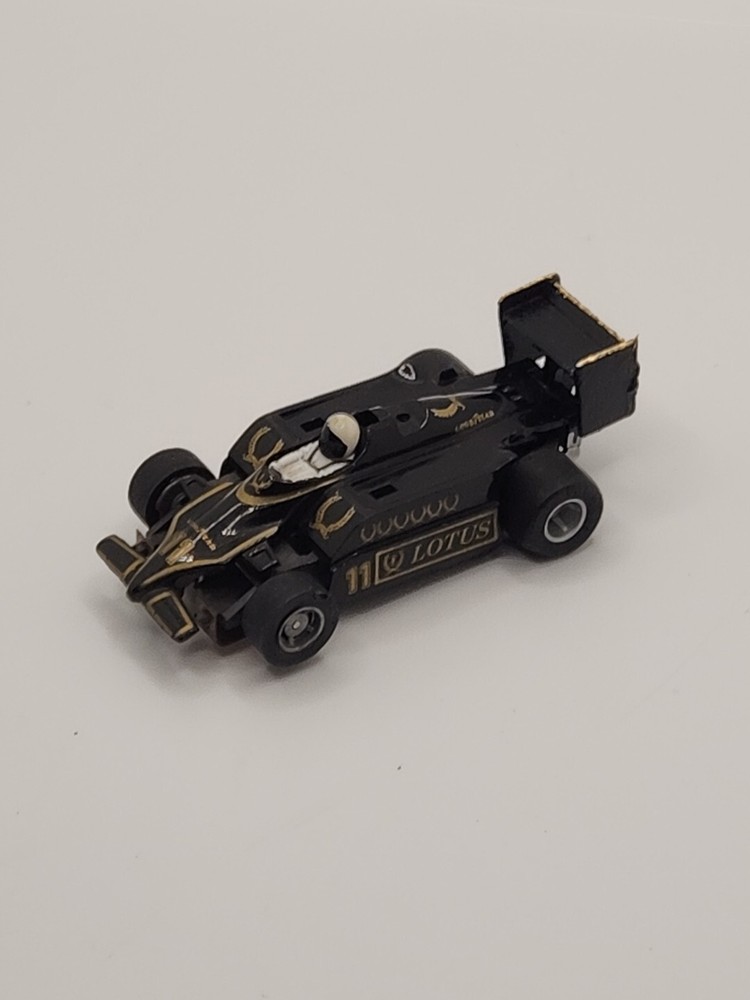 Vintage Tyco #11 Lotus F1 John Player Black Gold HO Slot Car AFX Aurora