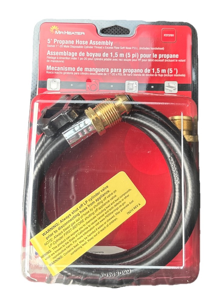 Mr Heater F273701 5ft Propane Hose Assembly for Heaters