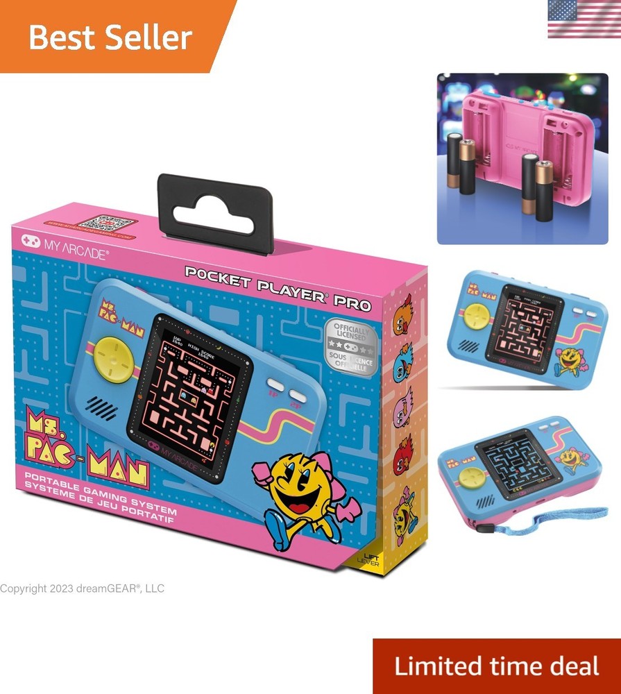 Ms. Pac-Man Pocket Player Pro: Portable 2.75