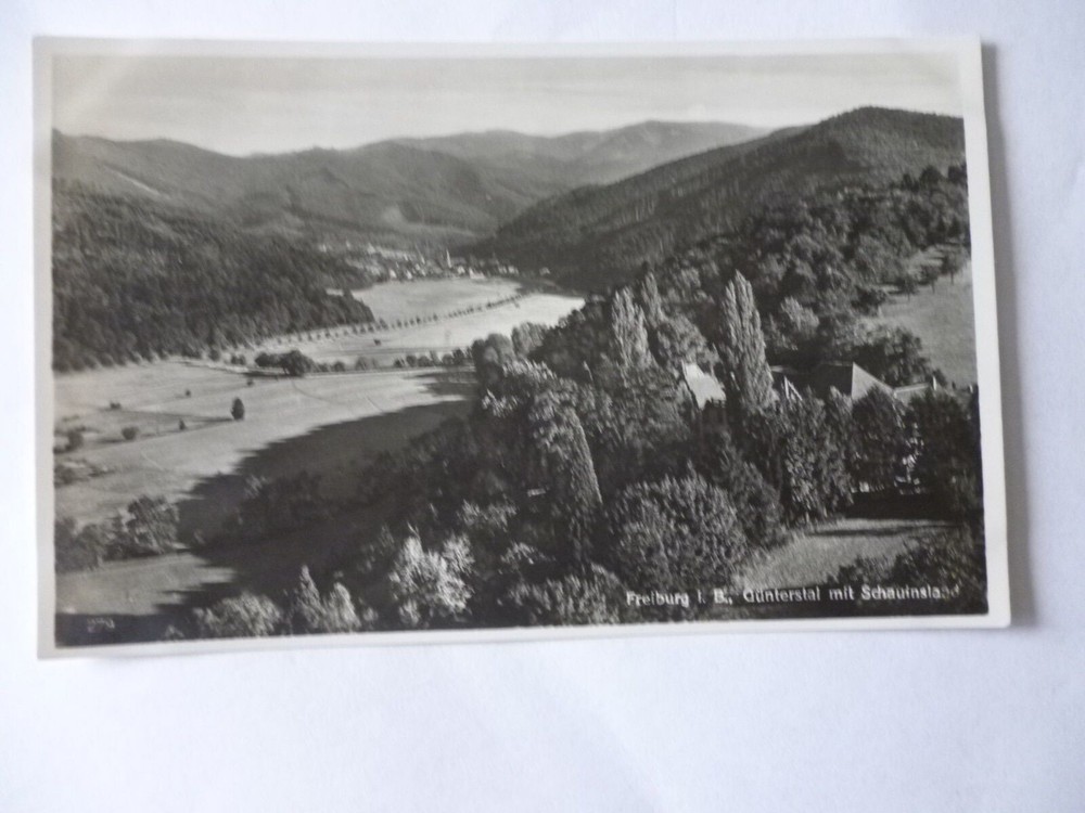 Ansichtskarte Freiburg i.B. Günterstal mit Schauinsland (Nr.564)