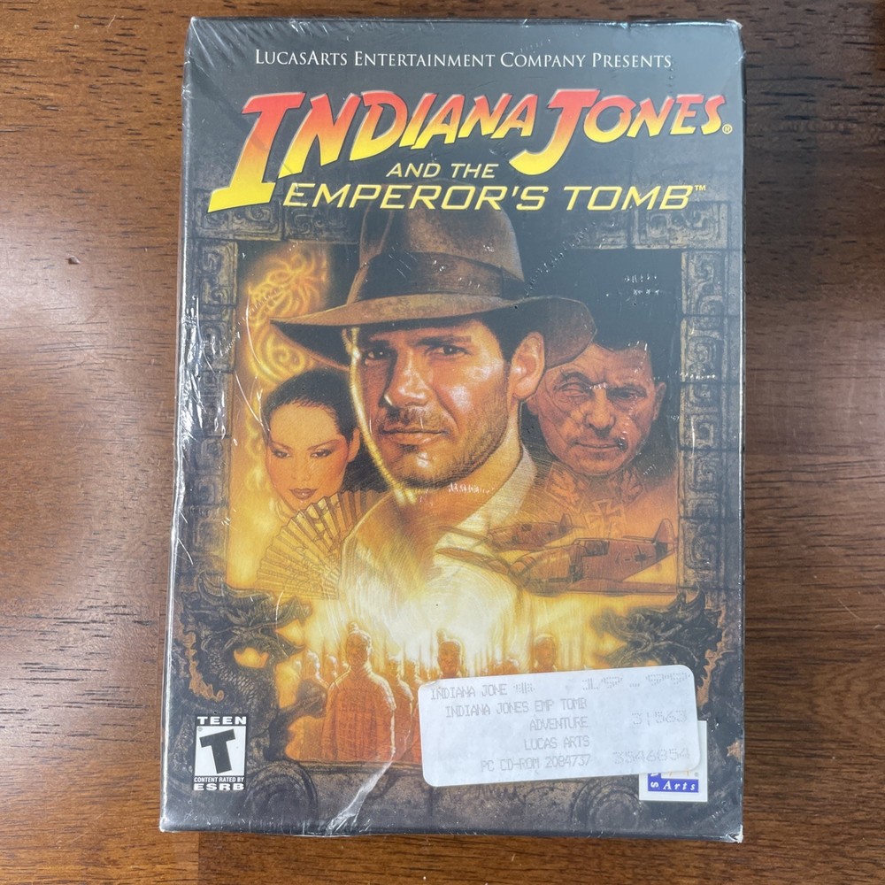 SEALED Lucasarts Indiana Jones and the Emperor's Tomb IBM PC 2003