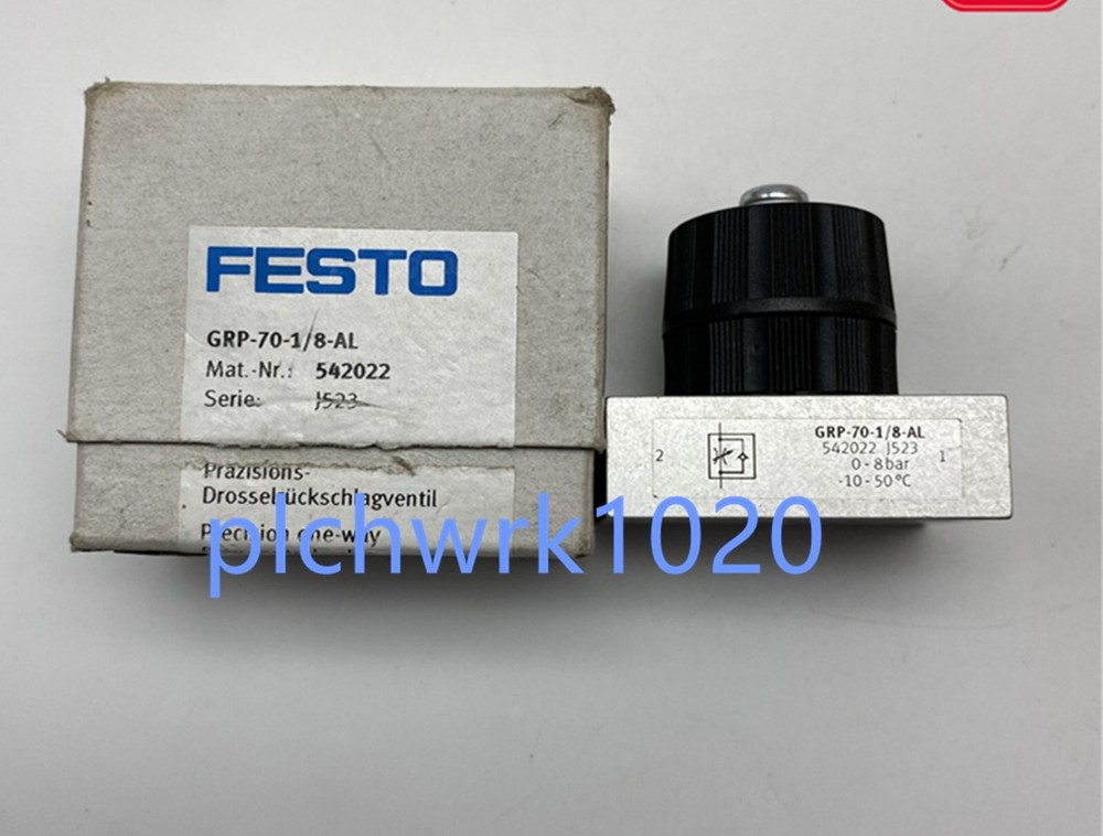 1 PCS New Festo GRP-70-1/8-AL Precision One-Way Throttle Valve 542022 in Box