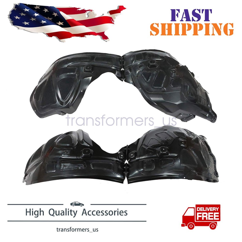 Front Fender Liner Set For 2015-2023 Chrysler 300 68205933AF 68205933AH