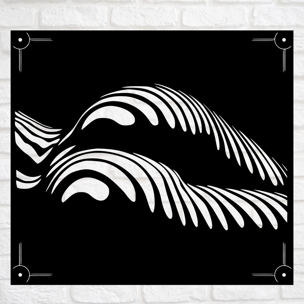 Abstract Lying Female Figure Metal Wall Art Home Decor Gift for Any Occasion