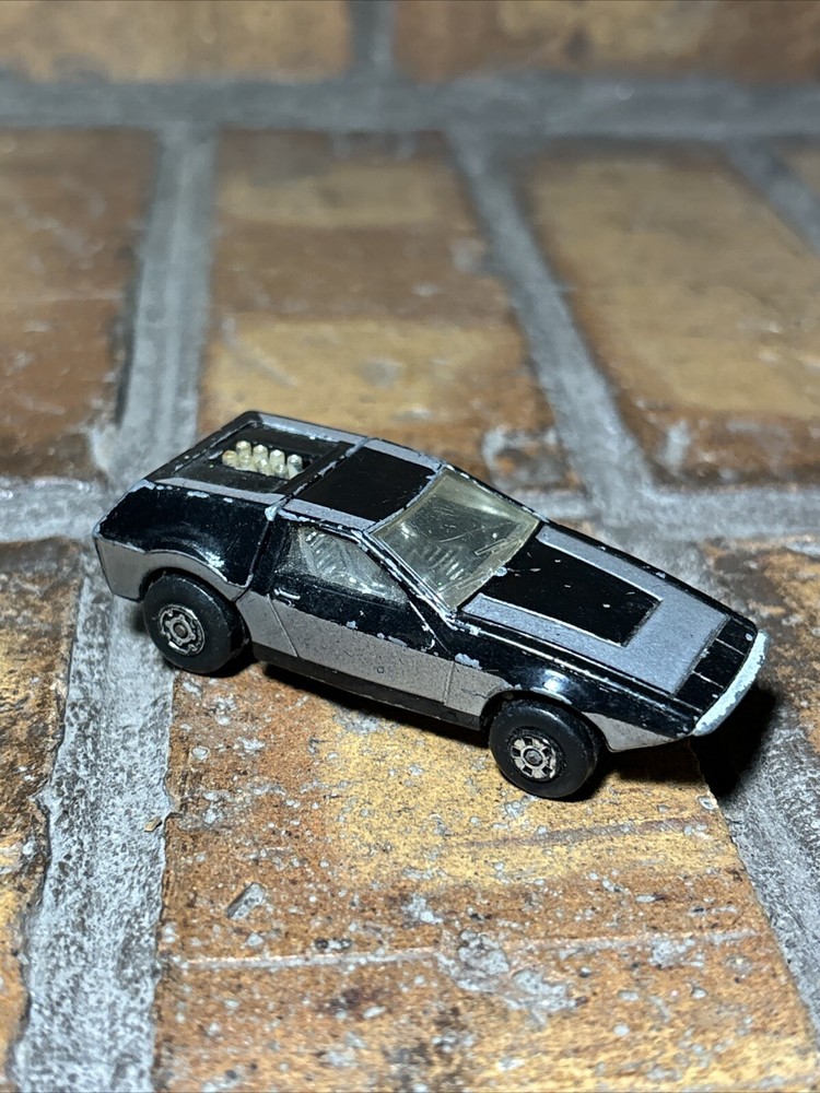 Vintage ✅ Matchbox Superfast No 51 Midnight Magic Black Silver 1972 Car Die Cast