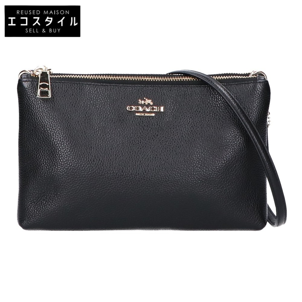 COACH Layla Leather Shoulder Bag Black for Women in Excellent Condition