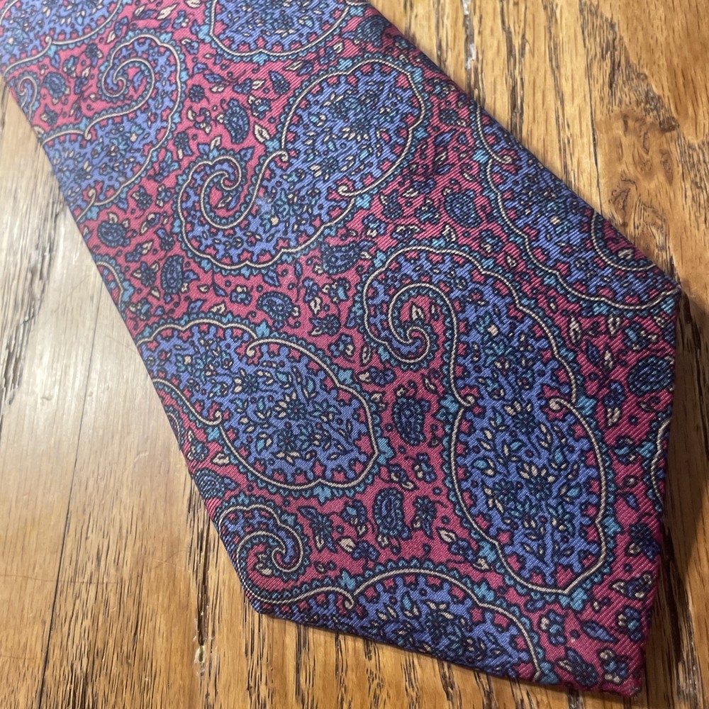 Vintage EUC Liberty Of London Silk Paisley Tie Men’s USA Made Necktie