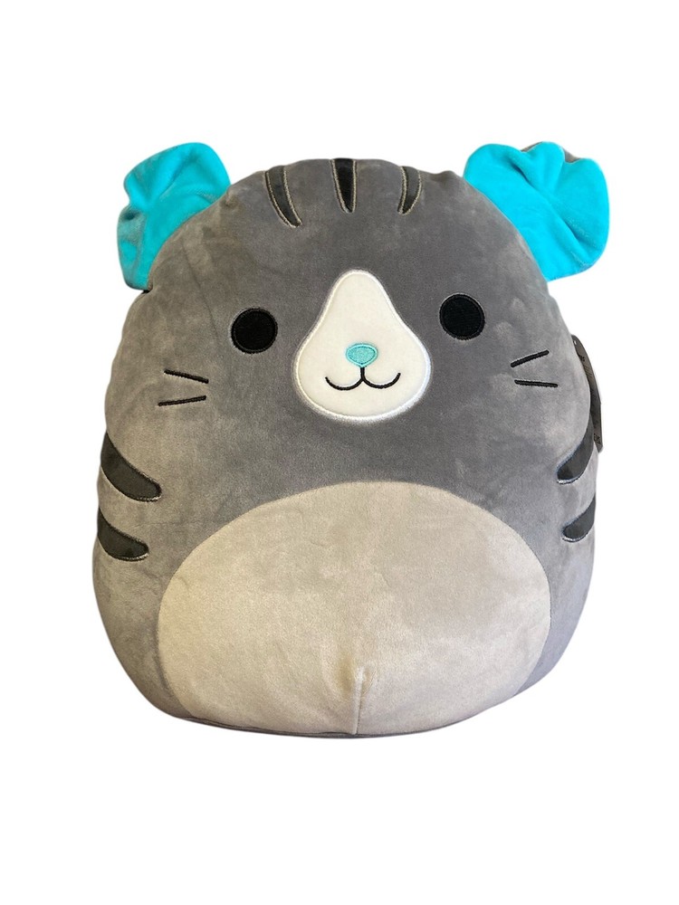 Selly the Cat 14 Inch Gray Squishmallows Plush Stuffed Toy 2023 New