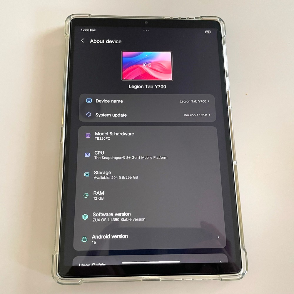 Lenovo Legion Y700 2023 Gaming Tablet (12GB Ram, 256GB) CN ROM with Google Play