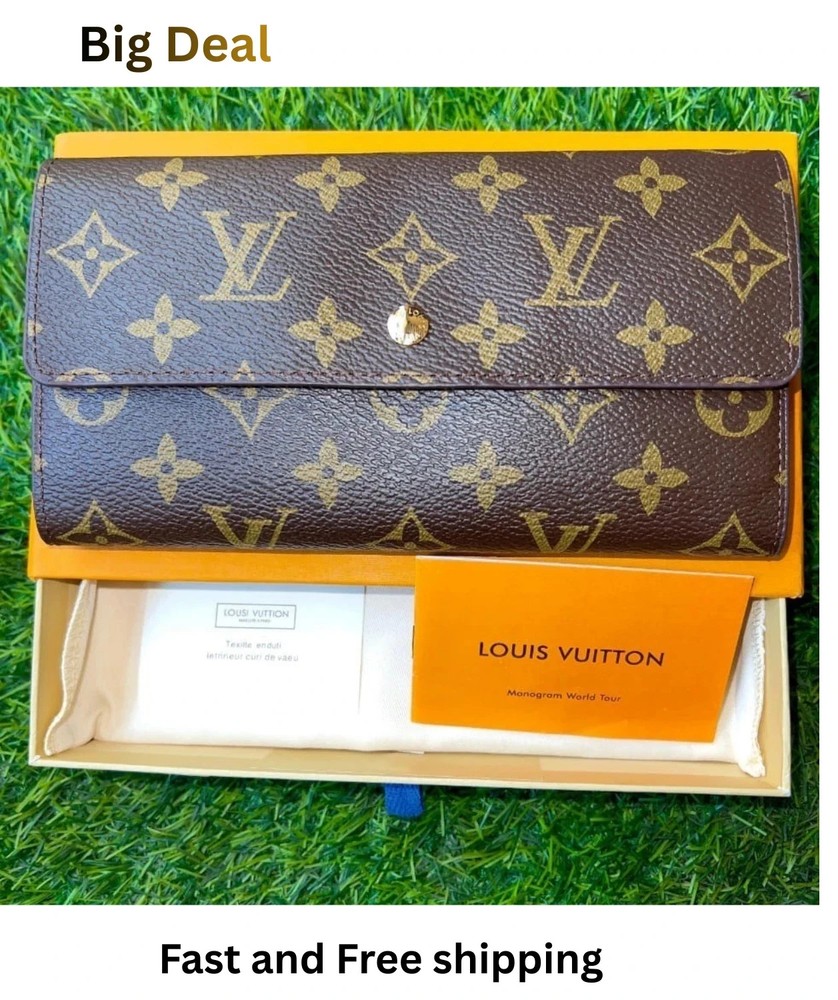 Brand New Louis Vuitton Sarah Monogram Long Wallet With Box Fast USA Shipping