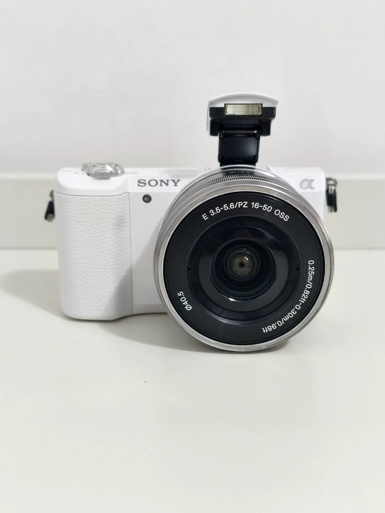 Sony a5100 16-50mm Mirrorless Digital Camera W/ 3-Inch LCD White Tested