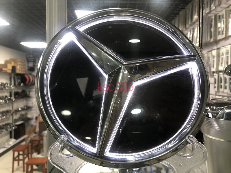 Front Grille Star Emblem Logo For Mercedes Benz 2013-2017 Illuminated LED Light