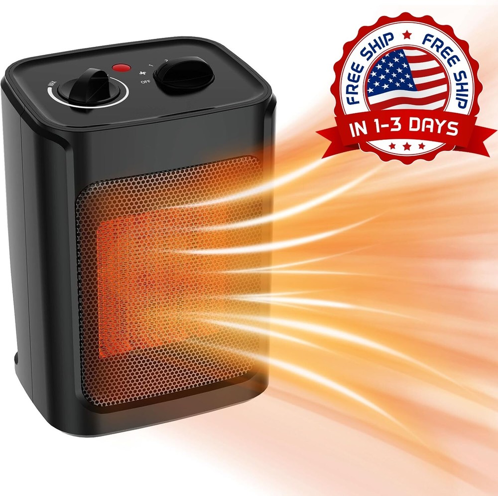 Portátil Calentador Eléctrico para Dormitorio y Calefacción