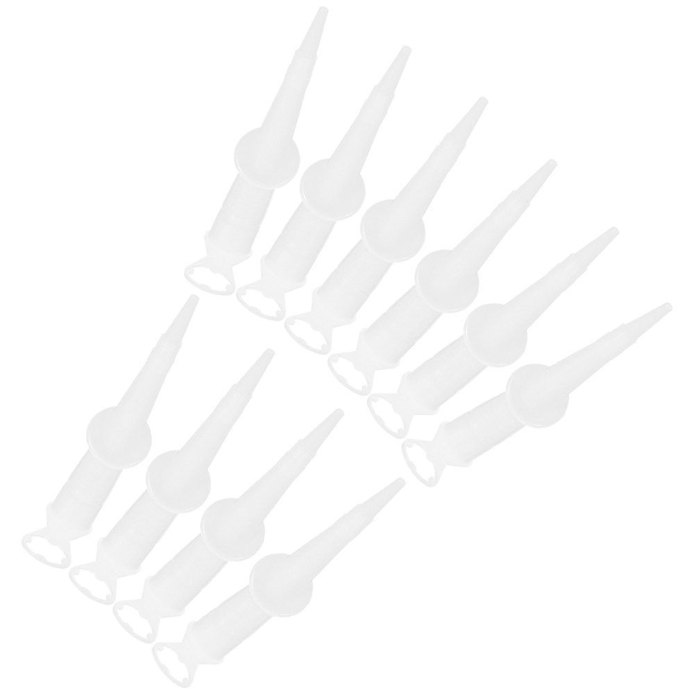 10 Pcs Universal Mouth Flexible Caulk Nozzle Tips Finishing Caulking