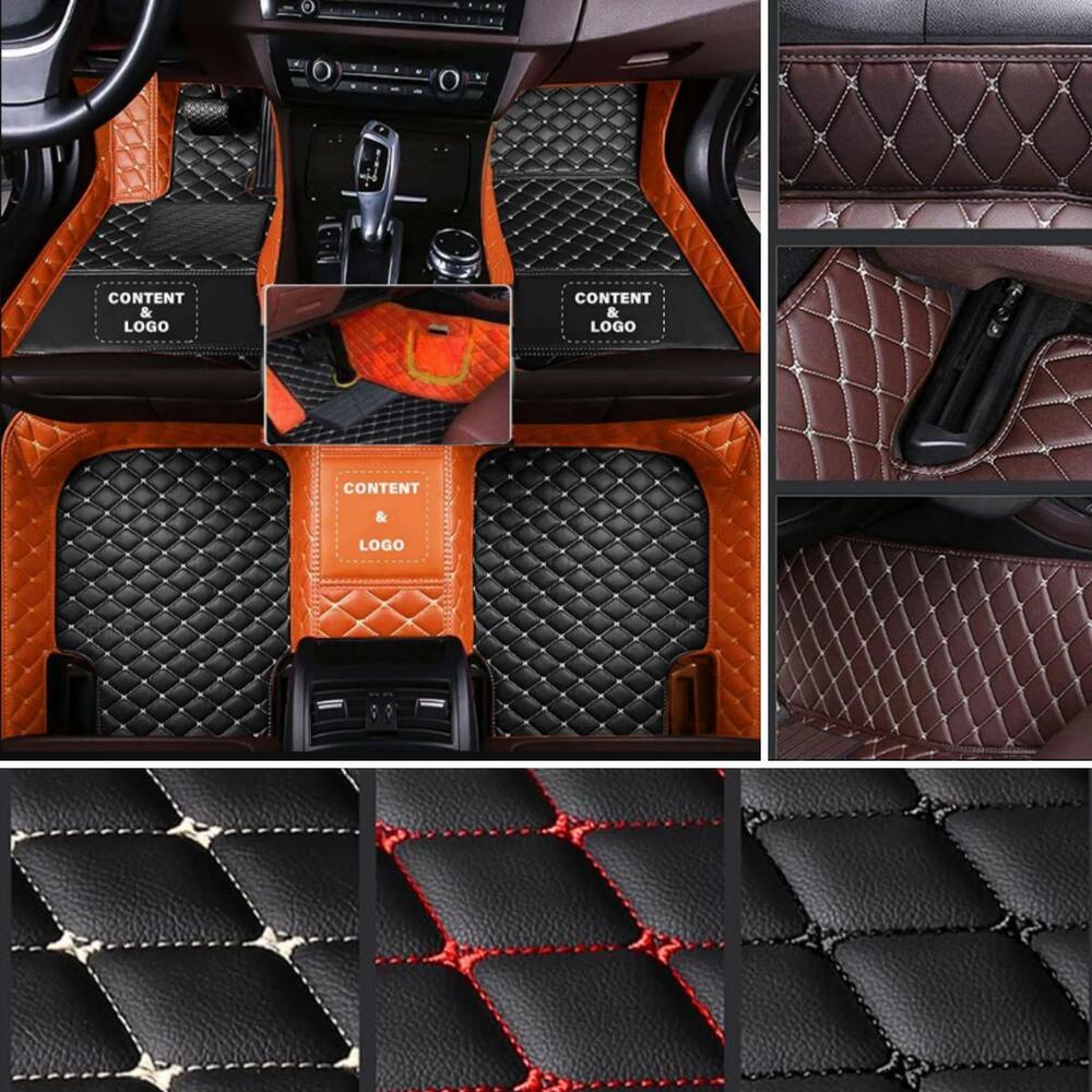 For Tesla Model S 3 X Y Car Floor Mats Luxury Waterproof Custom Carpets Auto