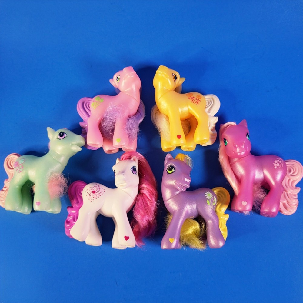 Lot Of 6 MLP G3 McDonalds My Little Pony 2005 Happy Meal Toys