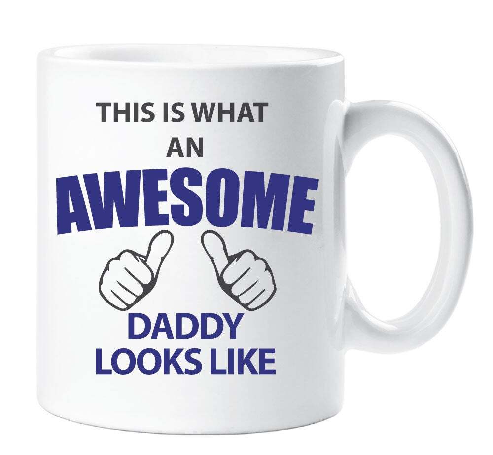 Awesome Daddy Ceramic Mug - Perfect Novelty Gift for Dads