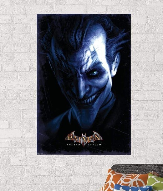 Trends International DC Comics VIdeo Game - Arkham Asylum - Joker Wall Poster