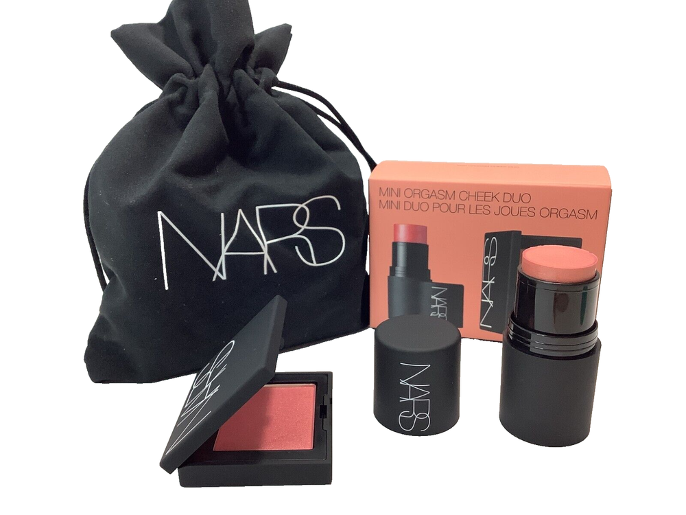NARS MINI ORGASM CHEEK DUO Blush Multiple eyes, lips, cheeks Gift for Her!