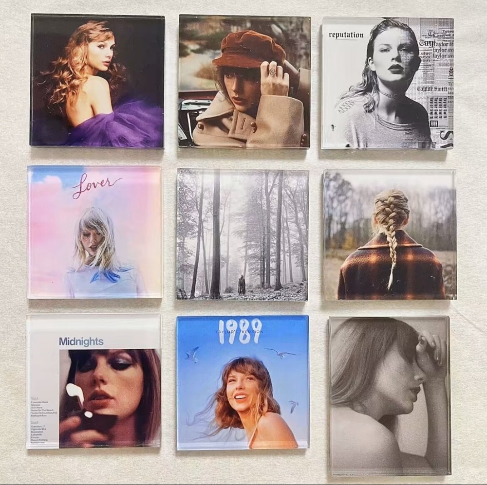 Taylor Swift Merch Acrylic Magnet Refrigerator Magnet 1989 TTPDRED REP LOVER