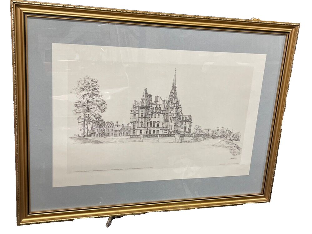 Fettes College Edinburgh Framed Limited Edition Print 134/850 80x59cm John Western Ltd