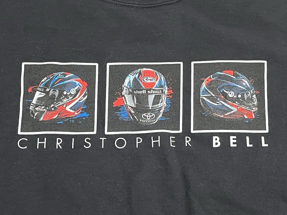 Christopher Bell NASCAR Black Sweatshirt XL NWOT