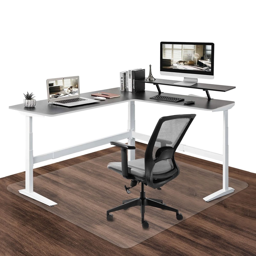 SHAREWIN Office Chair Mat for Hardwood Floor Extra Large Desk Chair Mats 63