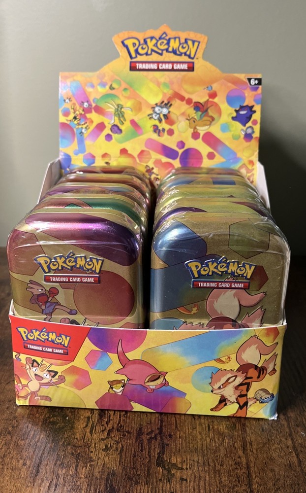 Pokémon Scarlet 151 Mini Tin Display - 10 Sealed Tins Full Set Brand New