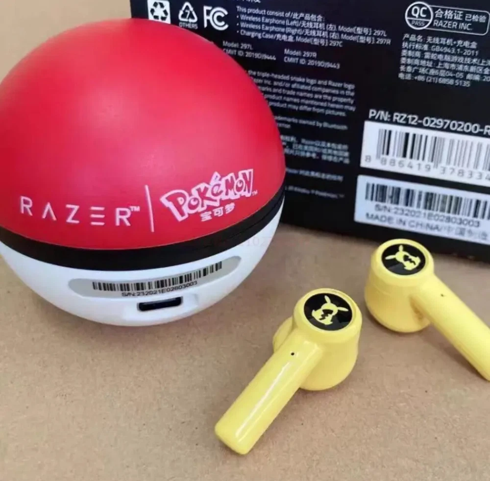 Razer Hammerhead Pokemon In-Ear Wireless Headset - Yellow