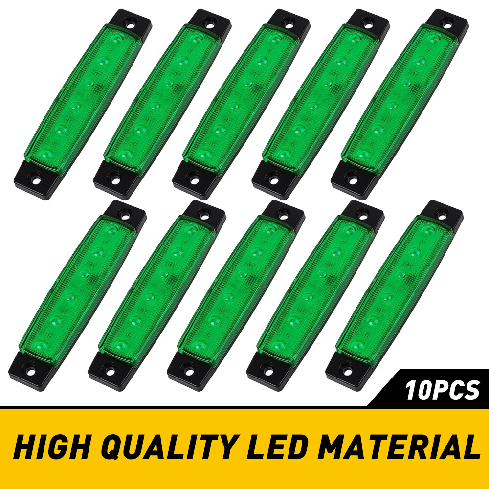 GREEN 10Pods LED Rock Underbody Lights For Jeep Offroad Boat Truck UTV ATV Van A