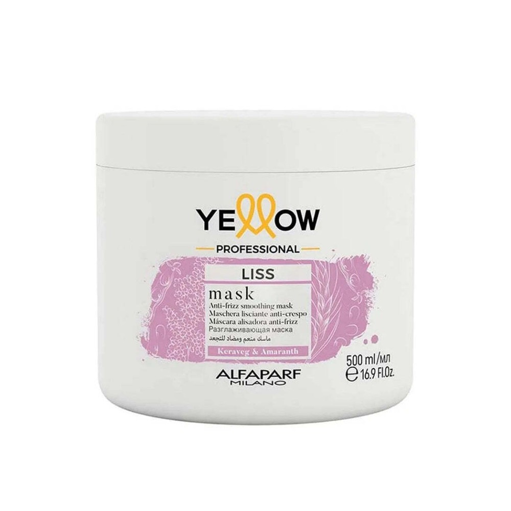 Liss Hair Mask Straight or Chemically Treated Treatment 500ml Yellow