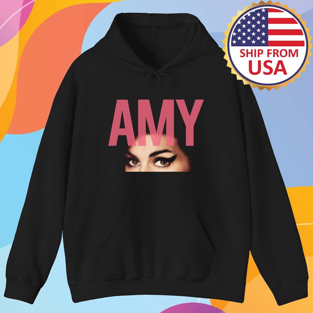 Amy Winehouse AMY Graphic T-Shirt for Men in Black - Sizes S to 3XL