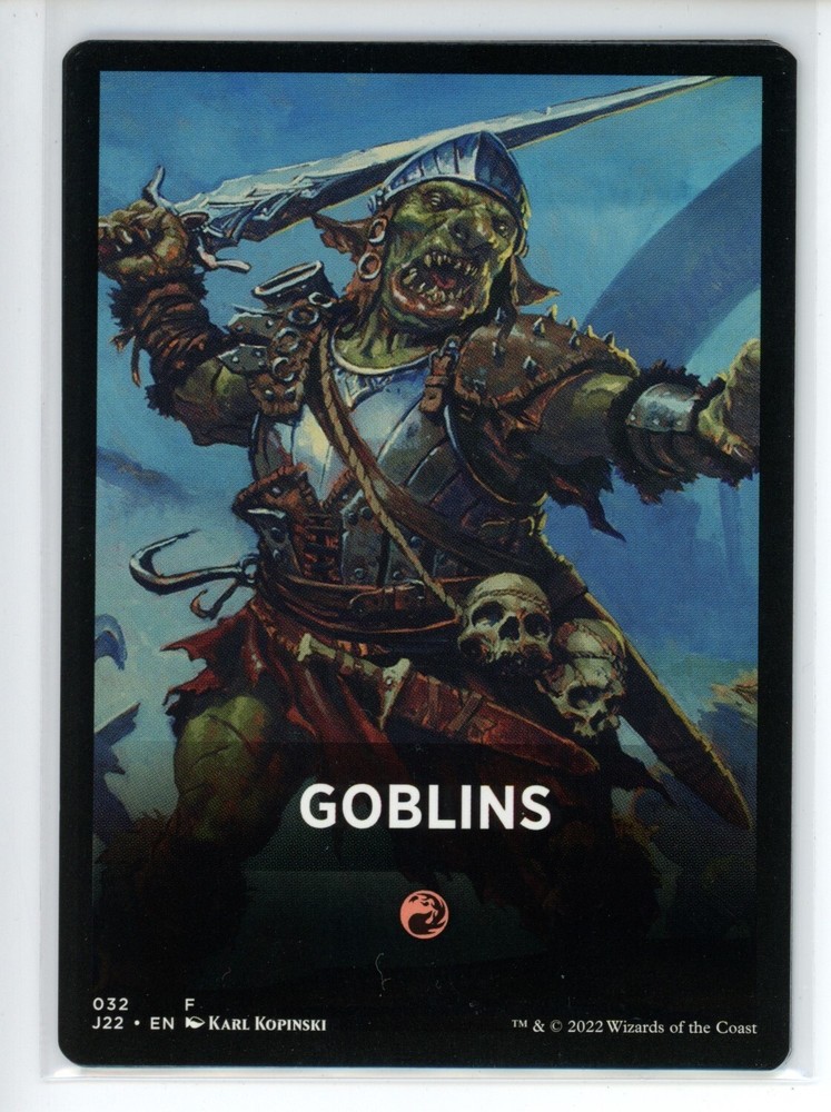 GOBLINS THEME CARD Jumpstart 2022 #32 J22(NM+)(MTG)