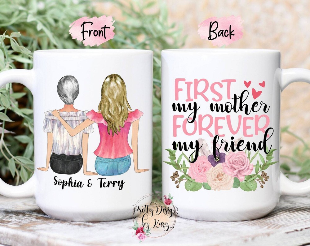 Mother And Daughter Mug Personalized Mom Mug Gift For Mom From Daughter Mothers