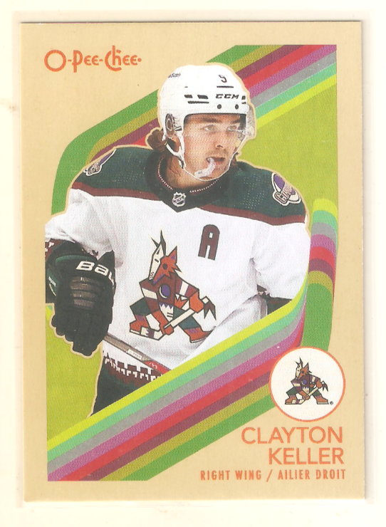 Clayton Keller 2023-24 OPC Retro #530 Arizona Coyotes Hockey Card