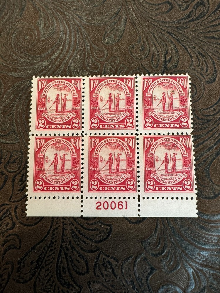 Vintage Unused Plate Blocks No 683 Collectible Stamp Sheets