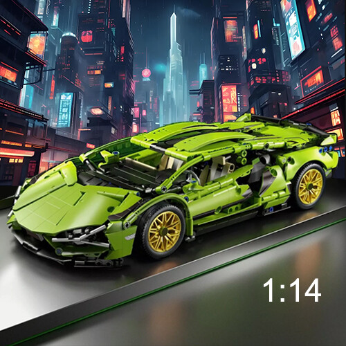 Lamborghini Sports Car Technic Building Blocks Racing Kit New Sealed