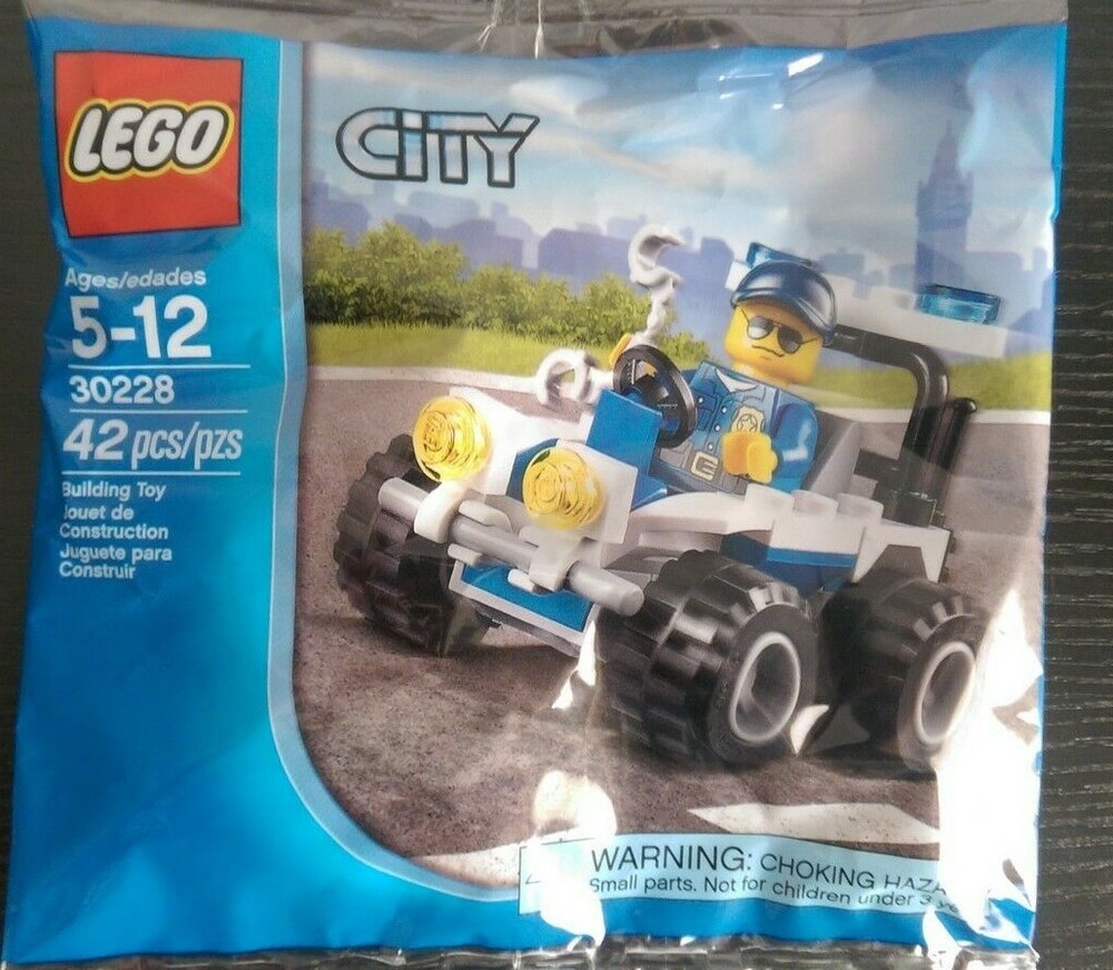 LEGO CITY Police ATV 30228 New in Sealed Bag
