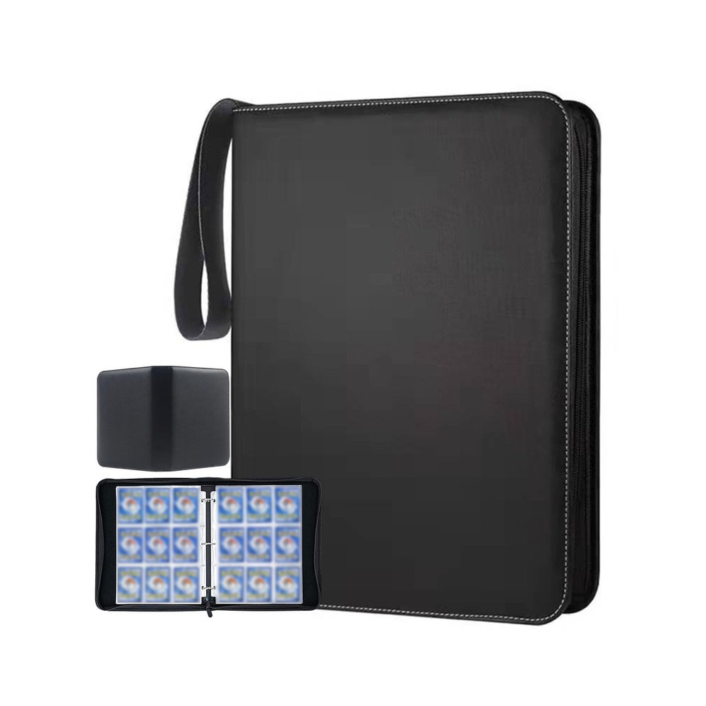 Trading Card Binder 900 Pockets, 9-Pocket Card Collection Binder with 50 Pcs ...