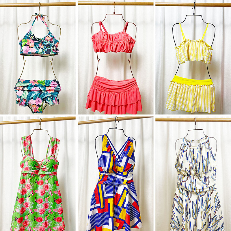 Swimsuit Hanger Metal Wire Body Shape Bikini Hanger Foldable Underwear Rack Sn