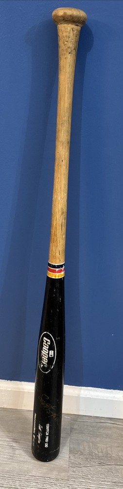 Scott Livingstone Signed Game Used Authentic Baseball Bat