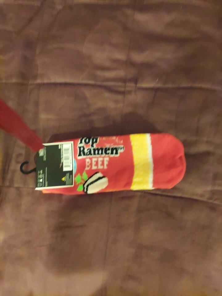 Nissin Top Ramen Print Novelty Ankle Socks 2 Pair - #690