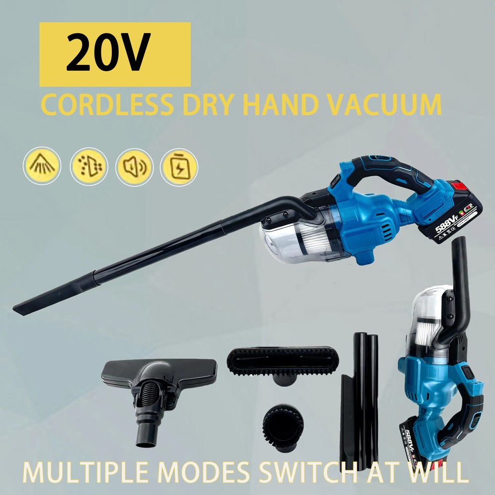 Handheld Vacuum Cordless, Dry Wet Hand Vacuum Cleaner 1000 PA Suction New US