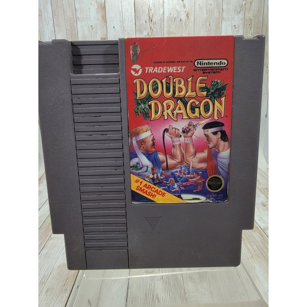 Double Dragon NES 1988 Retro Game Cartridge for Nintendo Entertainment System-image