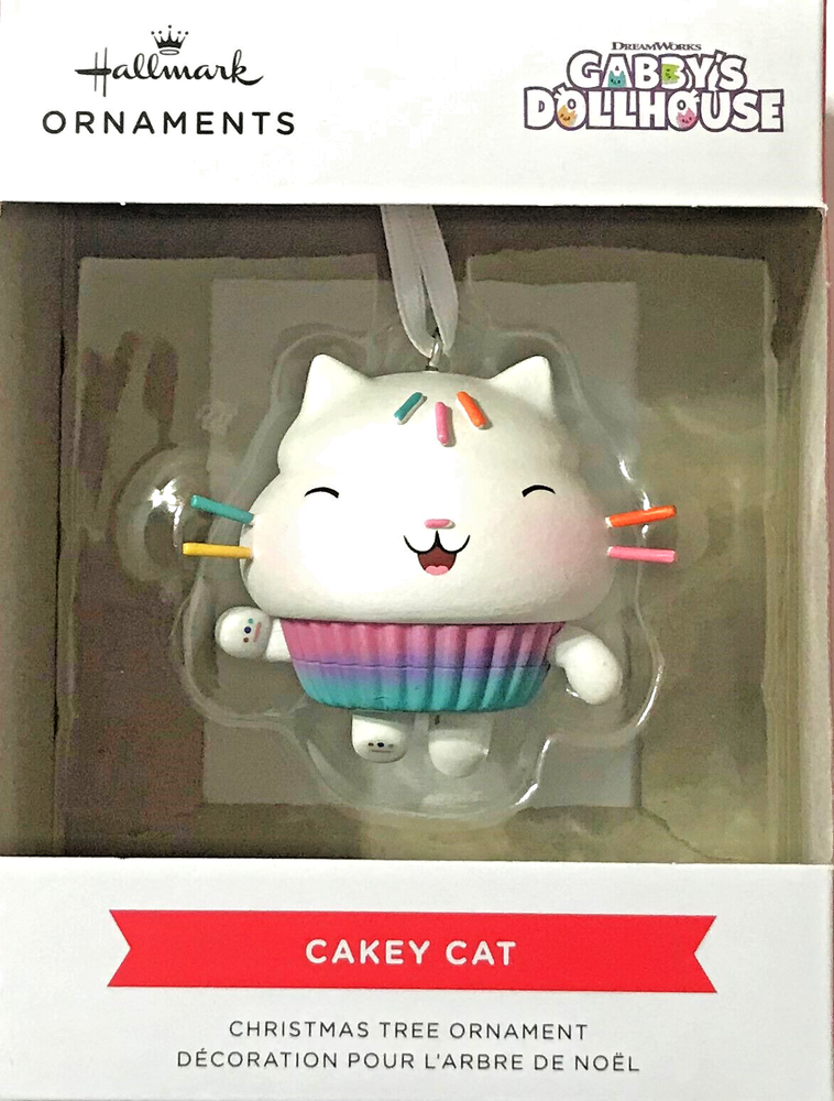 Gabby's Dollhouse Cakey Cat Christmas Tree Ornament by Hallmark DreamWorks