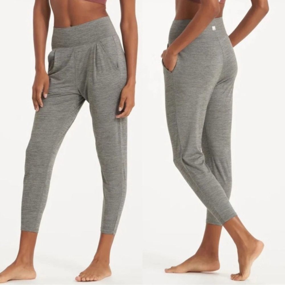 Vuori Womens Gray Lux Harem Pant Medium Soft Comfortable Lounge Wear